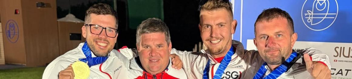 Zlato, stříbro a bronz! Skeetaři zakončili svou část ME ve velké parádě
