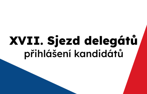 Přihlášení kandidátů na XVII. Sjezd delegátů ČSS
